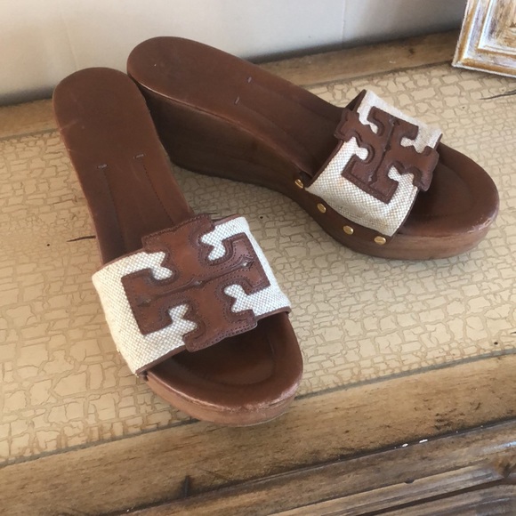 Tory Burch Ines Wedges size 9.5 - Picture 7 of 12